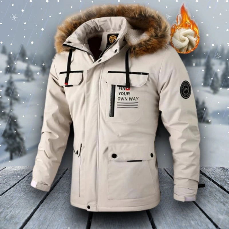 ArcticWolf™ | Warm Hooded Winter Jacket - Meliorae